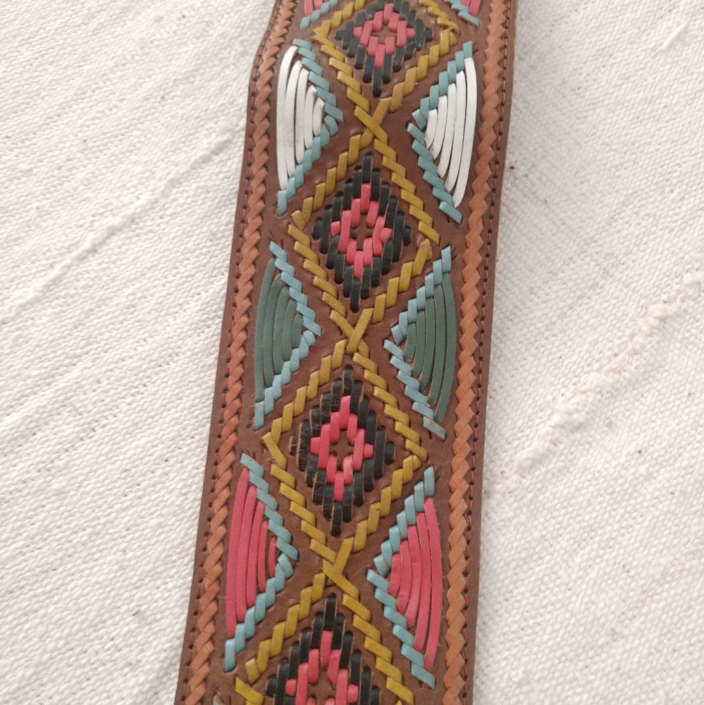 Express genuine leather belt